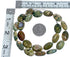 Hand Strung Sterling Silver Rhyolite Bead Necklace RX119186
